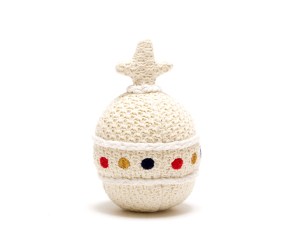 Knitted Orb rattle